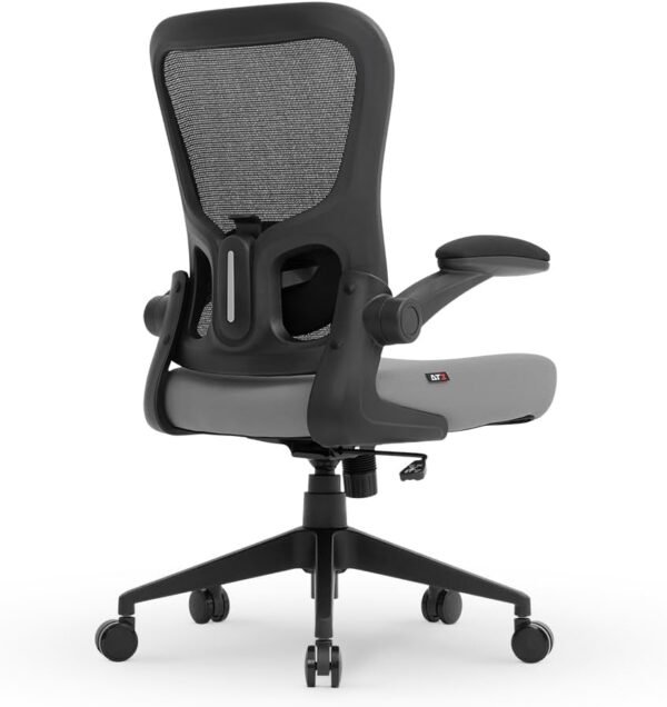 Cadeira Escritorio Ergonomica e Confortável DT3 Vita com revestimento Mesh Spandex™+Tecido Softex™, braço retrátil até 90º, suporta até 120kg e altura máx. de 1,75m(Grey) - Imagem 3