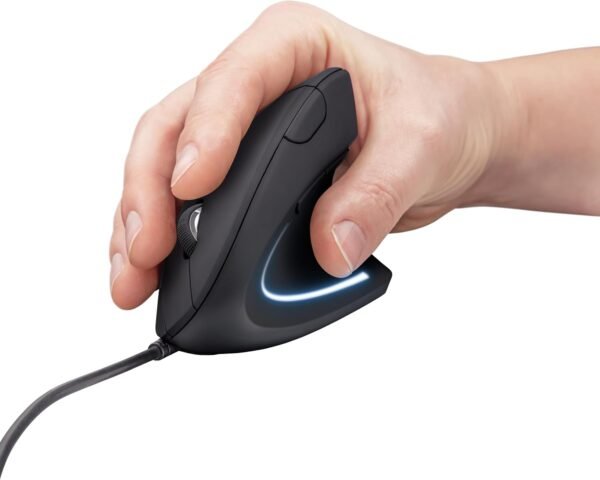 Mouse LED Ergonômico 1600dpi 6 botões - PC e Laptop - Verto Mouse 22885 - Trust - Imagem 4