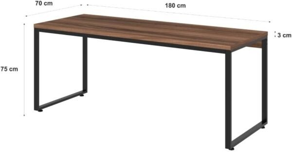 Mesa Kuadra Diretor 180X70X75cm - Imagem 2