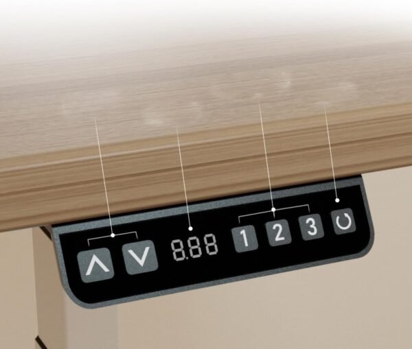 Mesa Eletrica Ajustavel, Estrutura de Mesa Elétrica em pé Mesa Gamer,Bivolt Estrutura de para Sentar e Levantar Até 1,2M - Imagem 6