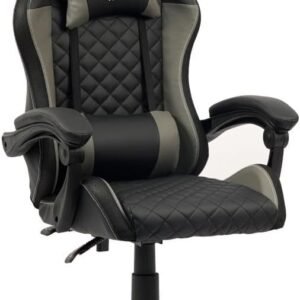 Cadeira Gamer Fox Vulpes Com Ajuste Reclinável Com Almofadas Até 110kg Cinza