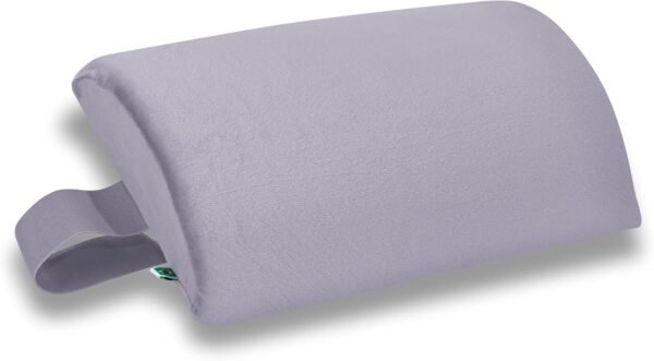 Almofada Nasa de apoio lombar para cadeira Meia lua Plush Cinza - Nap - Imagem 4