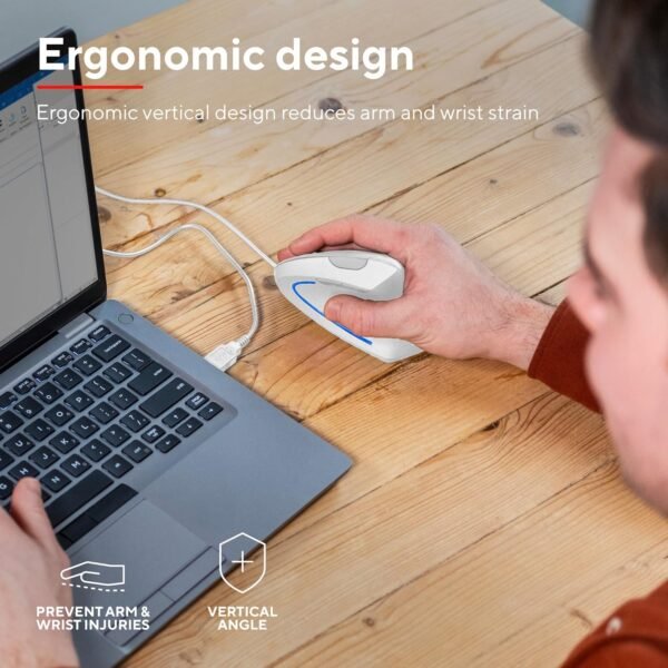 VERTO MOUSE ERGON?MICO WHITE TRUST - Imagem 2