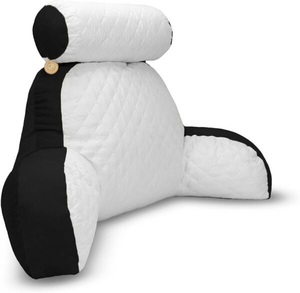 Almofada De Descanso Multiuso Travesseiro Lombar Ergonômica (PRETO) - Imagem 5