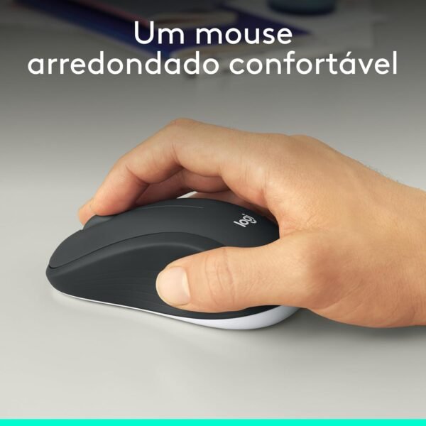 Combo Teclado e Mouse sem fio Logitech MK540 com Teclado com Apoio para as Mãos, Teclas de Mídia de Fácil Acesso, Mouse Ambidestro, Conexão USB, Pilhas Inclusas e Layout ABNT2 - Imagem 3