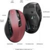 Mouse Sem Fio MU006 Vermelho 4000DPI 2.4G Sensor Preciso Design Ergonômico Confortável para Jogos Trabalho Compatível com Windows Linux Portátil Compacto MPOWER - Imagem 3
