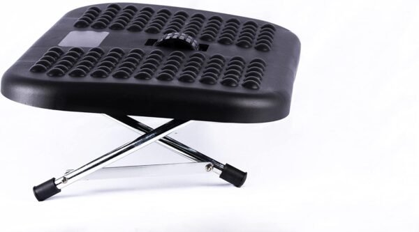 Apoio Pés Ergonômico Roldana Central 1.5.2.1 Preto Resolve - Imagem 7