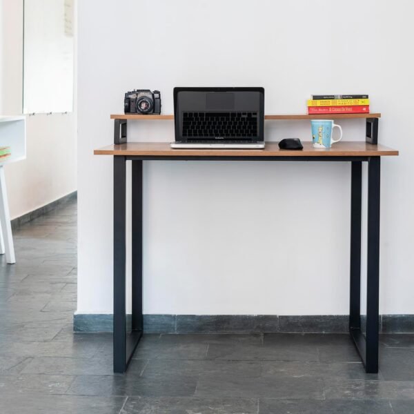 Mesa Home Office 73cm x 100cm x 60cm - Cor Mel - Imagem 6