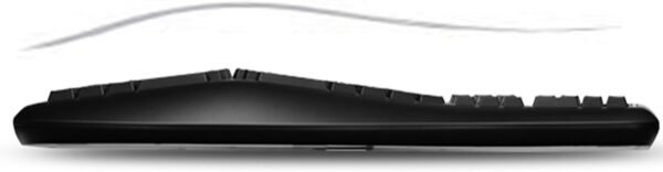 Adesso AKB-150UB Este teclado oferece aos usuários dois dispositivos avançados de entrada com design ergonômico e - Imagem 3