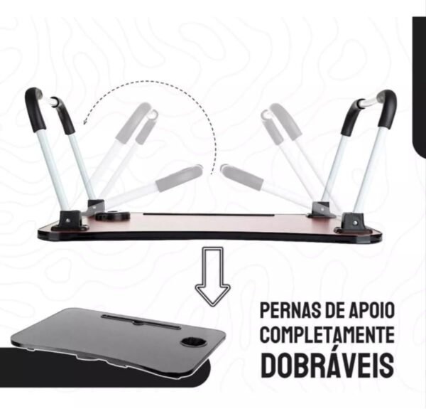 Mesa Portátil Mesinha Notebook Computador Suporte Home Office ORIGINAL - Imagem 3