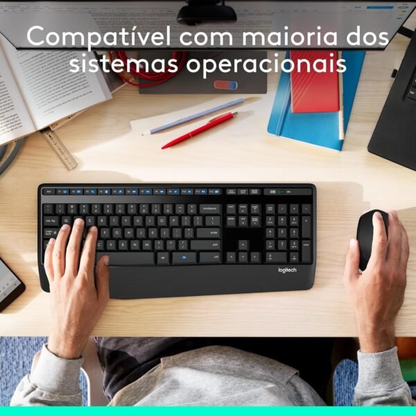 Mouse sem fio Logitech M280 com Conexão USB e Pilha Inclusa - Preto - Imagem 4
