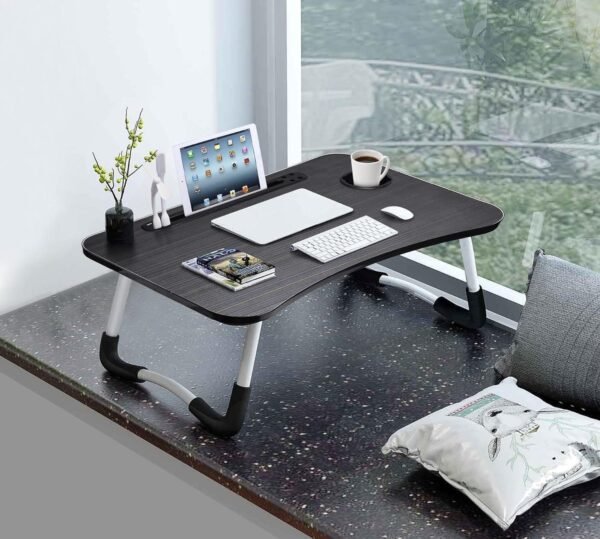 Mesa para Notebook Portátil Dobrável - Perfeita para Cama e Sofá, Compacta e Resistente, Mesa Notebook Cama para Home Office e Estudo, Estudo Leve com Pés Antiderrapantes