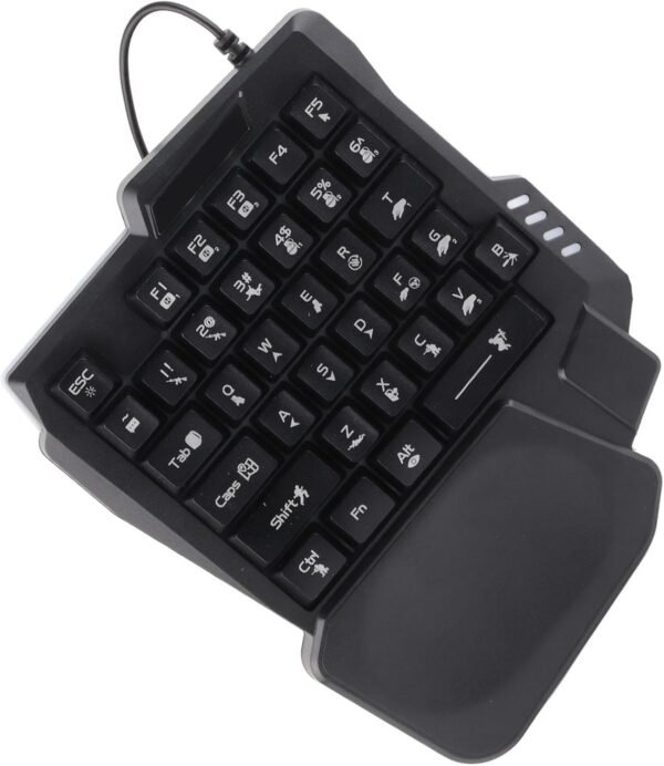Uma Mão de 35 Teclas Teclado de Jogo Ergonômico - Imagem 3