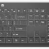 Combo de Teclado e Mouse Ergonômico Sem Fio HP 230 - com Dongle USB Wireless, Digitação Silenciosa, Design Elegante, Até 12 Meses de Bateria, Layout BR, Preto (18H24AA#AC4) - Imagem 3