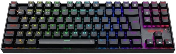 Teclado Mecânico Gamer Redragon Kumara Pro RGB Switch Marrom Preto - K552RGB-BRS-B - Imagem 3