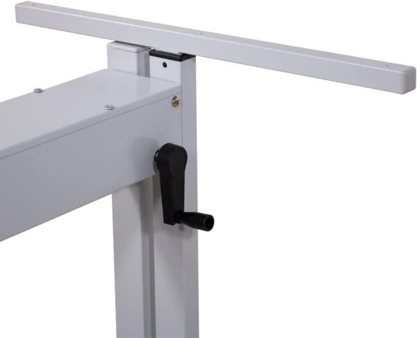 Mesa Ergonômica com Tampo Simples 120X80 Cinza - Wp Connect - Imagem 4