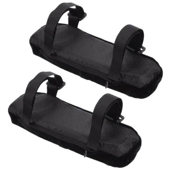 Apoio de Braço para Cadeira de Escritório Almofadas Ergonômicas Suporte Universal Preto - Imagem 7