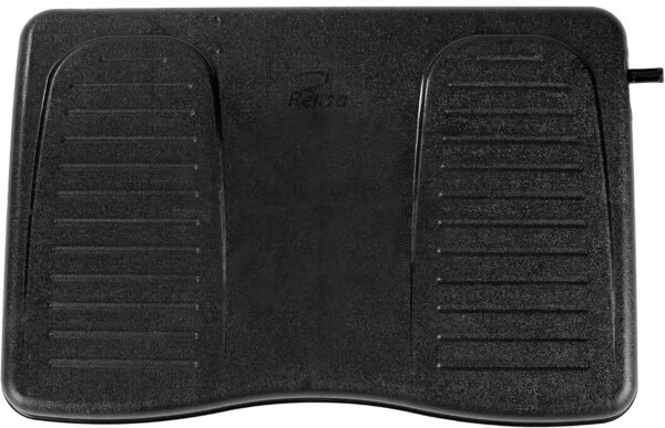 Apoio Ergonômico para Pés Inclinável Ergolight Reliza Preto - Imagem 3