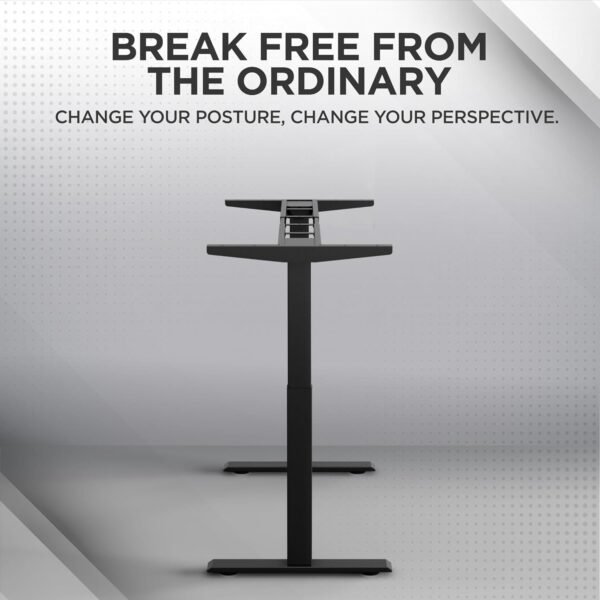 Pernas de mesa em pé, moldura de mesa ajustável com motor duplo com memória, base elétrica, altura da base, pernas de mesa elétrica - Imagem 4