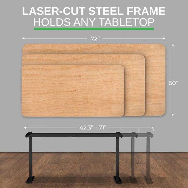 Pernas de mesa em pé, moldura de mesa ajustável com motor duplo com memória, base elétrica, altura da base, pernas de mesa elétrica - Imagem 7
