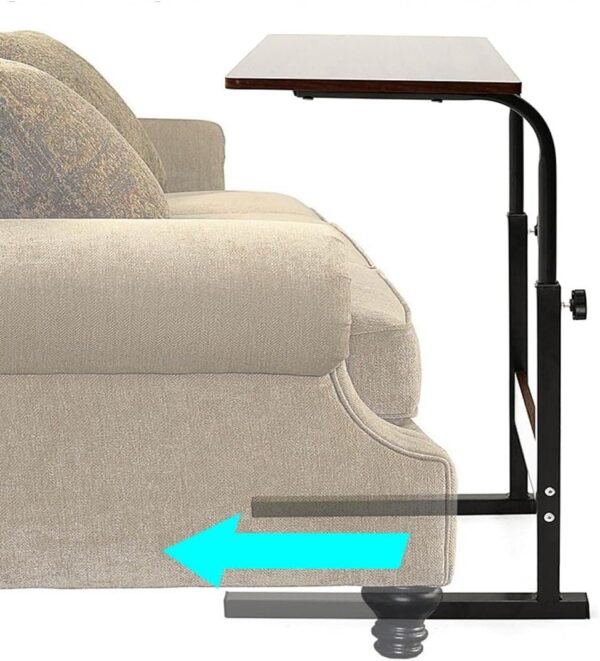 Mesa Escrivaninha Para Por Na Cama Para Estudo Trabalho Marrom - Imagem 3
