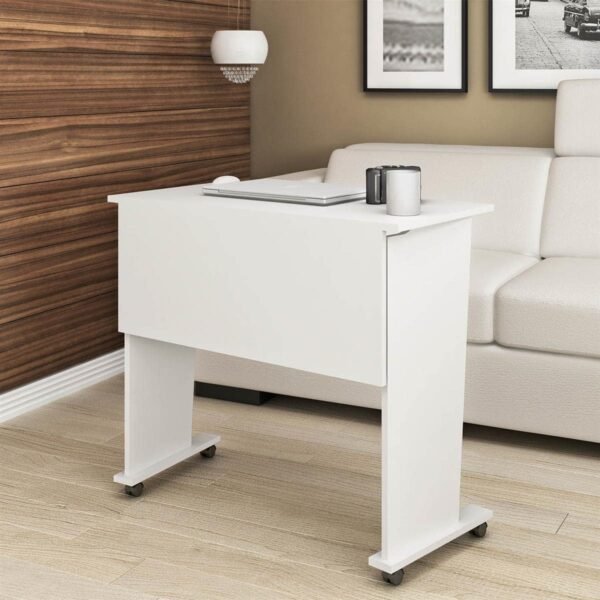 Mesa com rodizio ME4117 Branco - Imagem 2