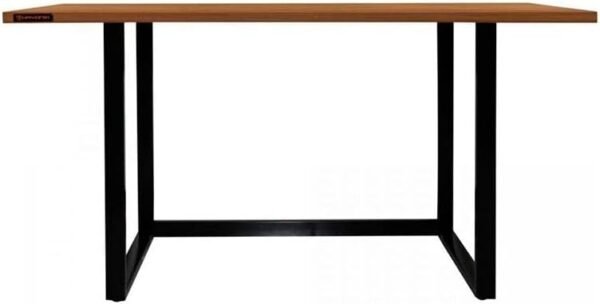 HAYONIK, Mesa Para Escritório e Home Office, 1,50 m, Estilo Industrial, Suporta até 150Kg, Amêndola Rústica - MHO 1500, - Imagem 3