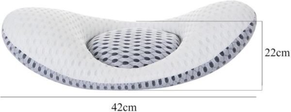 Almofada De Apoio Lombar Para Cintura E Coluna Travesseiro Suporte Lombar Para Dormir Grávida Gestante - Imagem 9