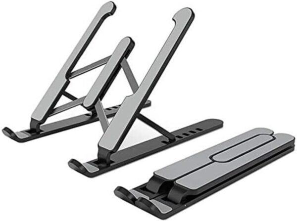 Suporte para Notebook ou Tablet Ajustável, Base Ergonômica para Mesa, Dobrável, Home Office - Imagem 5