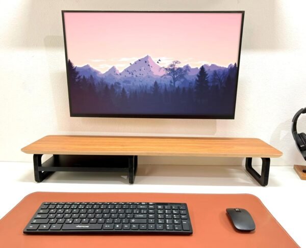 Mesa Stand Desk 85x22Cm Suporte elevado para Monitor Setup Gamer - Imagem 4