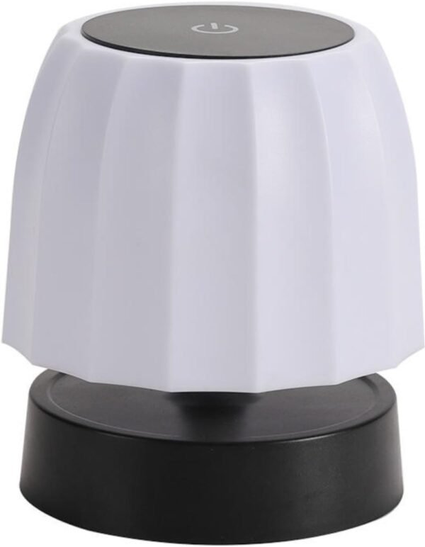 Abajur Luminária de Mesa LED Dimerizável Recarregável – Luz Branca Quente Elegante