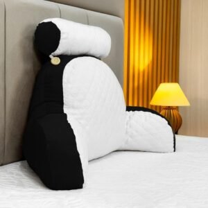 Almofada De Descanso Multiuso Travesseiro Lombar Ergonômica (PRETO)