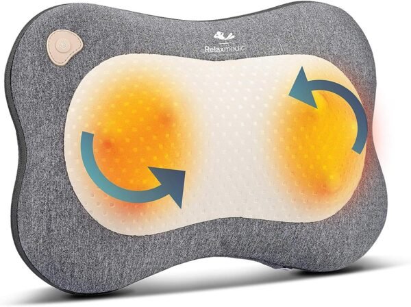 Almofada Massageadora Profissional Shiatsu Lombar Smart - Para Costas e Pescoço - Relamedic - Imagem 2