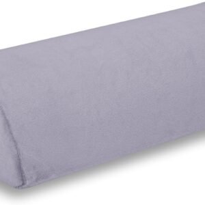 Almofada Nasa de apoio lombar para cadeira Meia lua Grande Plush Cinza - Nap