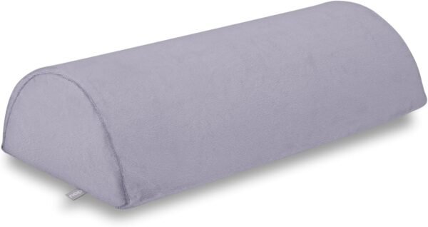 Almofada Nasa de apoio lombar para cadeira Meia lua Grande Plush Cinza - Nap