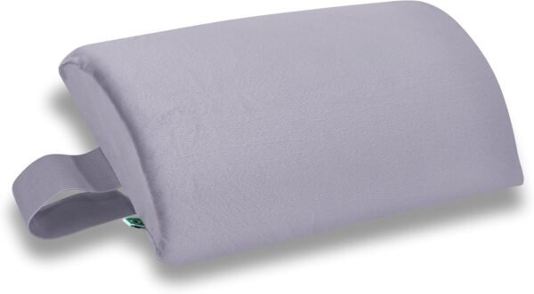 Almofada Nasa de apoio lombar para cadeira Meia lua Plush Cinza - Nap - Imagem 2