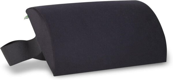 Almofada Nasa de apoio lombar para cadeira Meia lua Preto - Nap