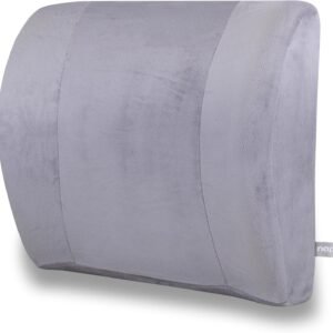 Almofada Nasa de apoio lombar para cadeira grande Plush Cinza - Nap