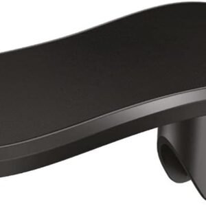 Almofada giratória para descanso de braço de computador, ergonômica, ajustável, para descanso de pulso de policarbonato, suporte de mão de mesa, mouse pad para escritório em casa