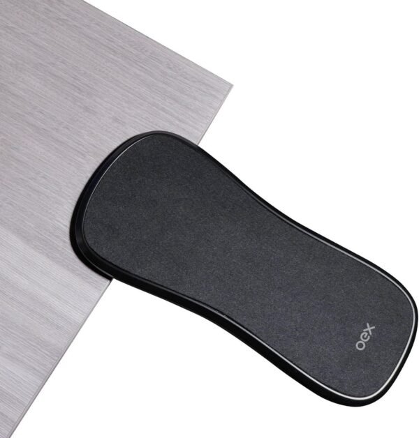 Almofada giratória para descanso de braço de computador, ergonômica, ajustável, para descanso de pulso de policarbonato, suporte de mão de mesa, mouse pad para escritório em casa - Imagem 2