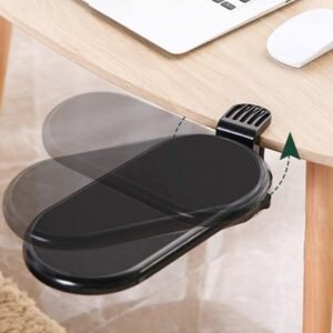 Apoio Antebraço Ergonômico Mesa Computador Gamer Descanço ajustável regulável apoiar pulso giratório extensor de mesa
