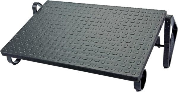 Apoio Ergonômico Ajustável para Pés Robust Emborrachado 45 cm (Preto)