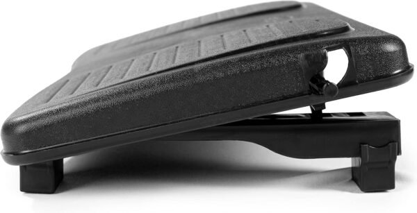 Apoio Ergonômico para Pés Inclinável Ergolight Reliza Preto