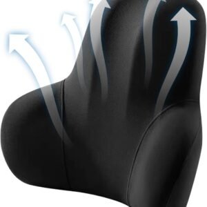 Apoio Lombar para Carro | Almofada lombar de espuma viscoelástica Almofada para encosto de cabeça,Suprimentos de descanso ajustáveis, travesseiro de pescoço de viagem macio e respirável para