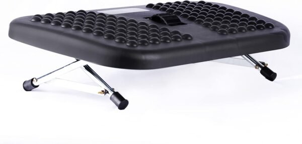Apoio Pés Ergonômico Roldana Central 1.5.2.1 Preto Resolve - Imagem 2
