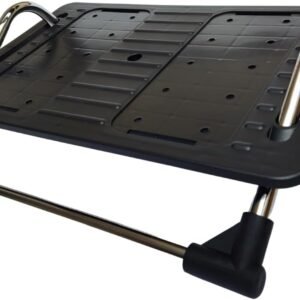 Apoio de Pé Ergonômico Ajustável Anti Derrapante NR17 Preto