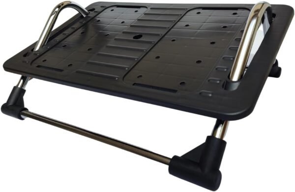 Apoio de Pé Ergonômico Ajustável Anti Derrapante NR17 Preto