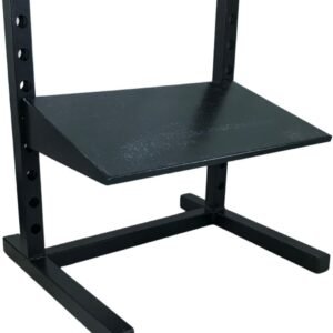 Apoio de Pé Ergonômico em Aço Preto com 8 Níveis de Regulagem – Conforto, Estabilidade e Postura Correta - Escritex