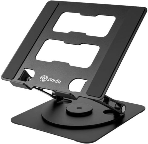 Base Para Notebook e Tablet Zinnia Krabi Pro | Até 17 Polegadas | Preto | ZNO-KRBPRO-AL01 - Imagem 2