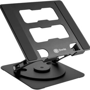 Base Para Notebook e Tablet Zinnia Krabi Pro | Até 17 Polegadas | Preto | ZNO-KRBPRO-AL01